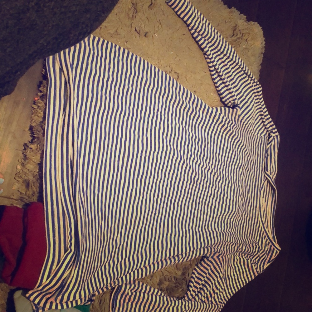 Blue stripe dress